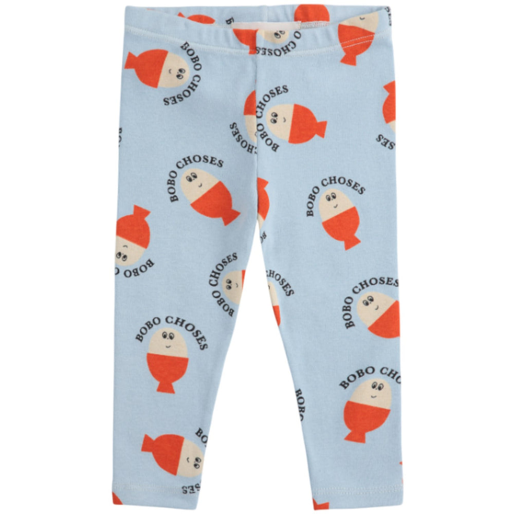 Køb Bobo Choses Lys Blue Morning Egg All Over Leggings