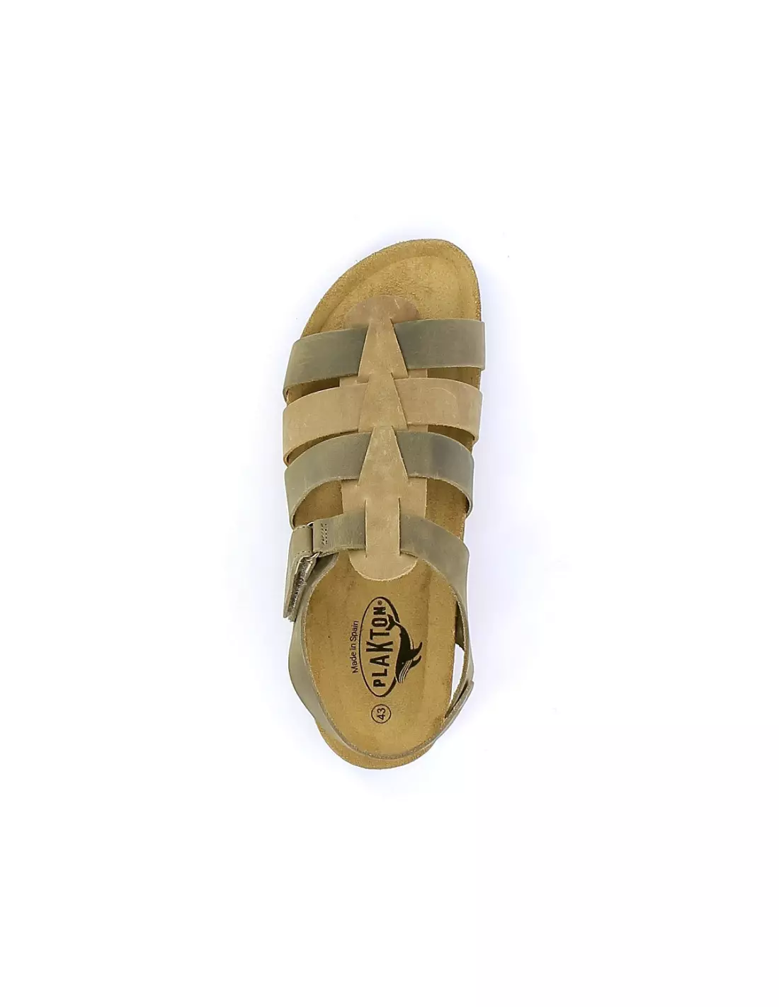 PLAKTON BIO BERTO - Sandales, mules & nu-pieds Kakibeige