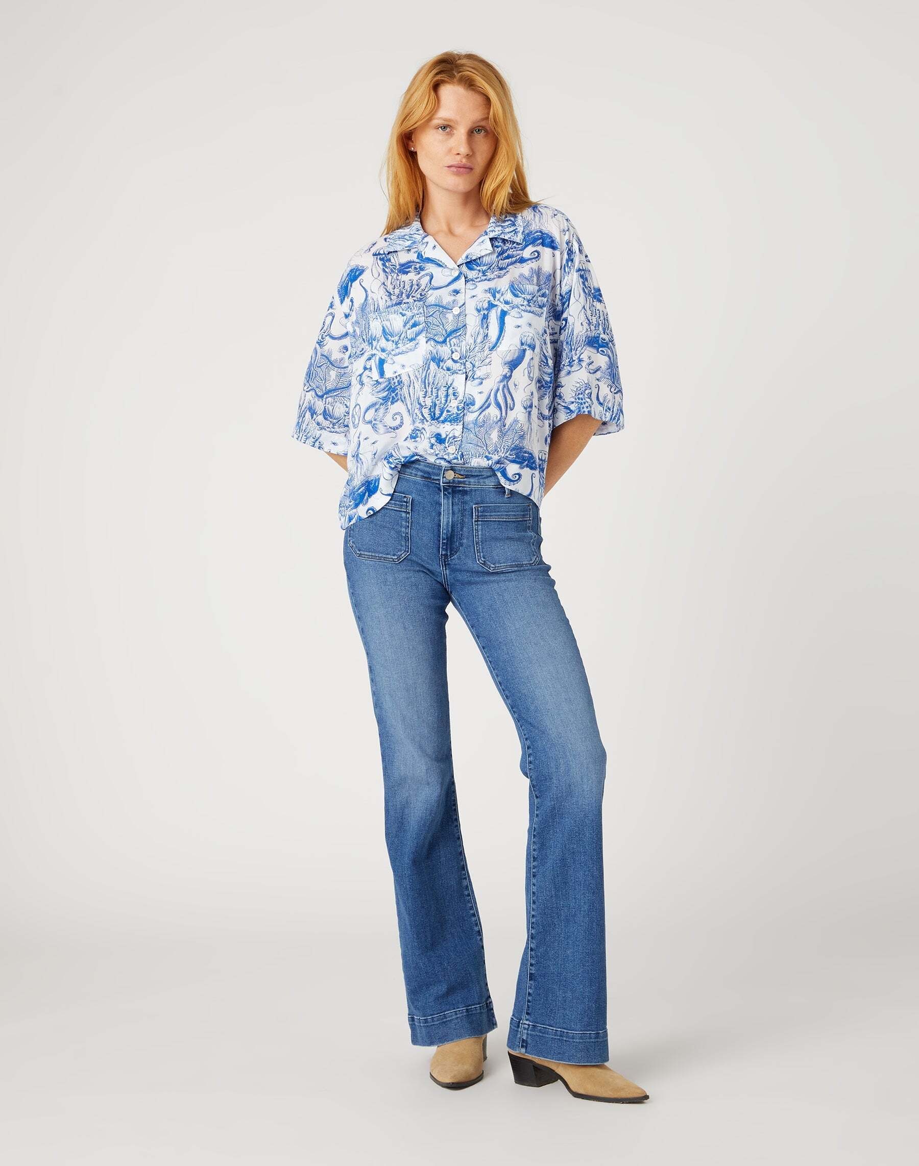 Wrangler Schlagjeans »WRANGLER Jeans Flare«