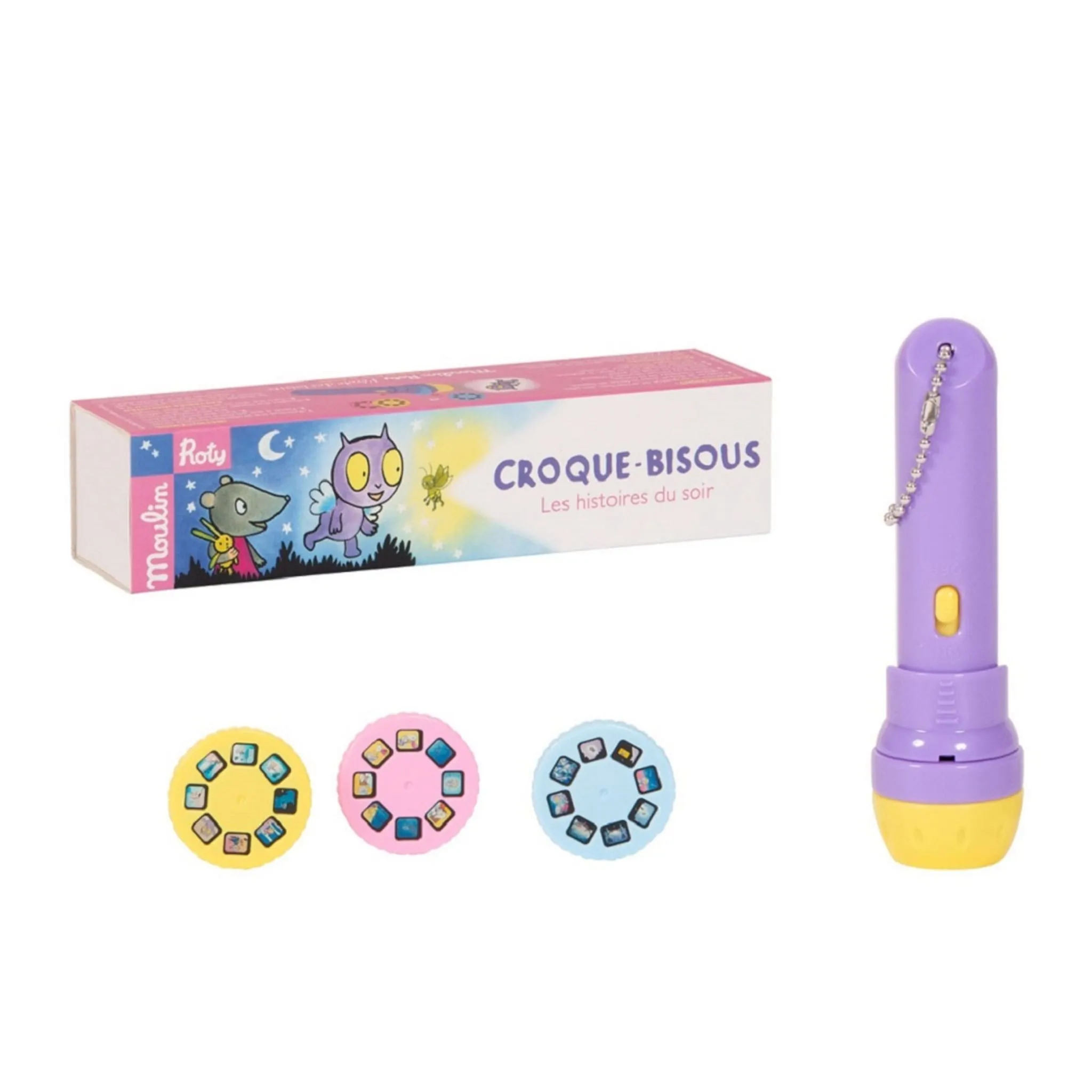 Moulin Roty Coffret Lampe à Histoire - Croque-Bisous