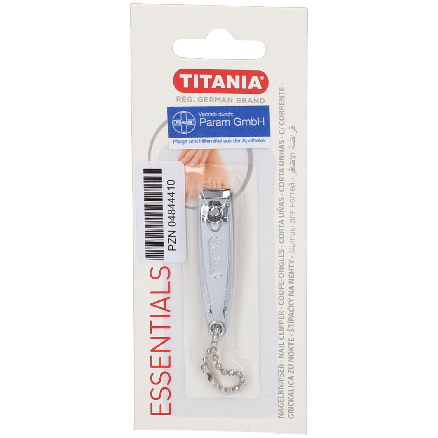 PARAM Nagelknipser mit Kette