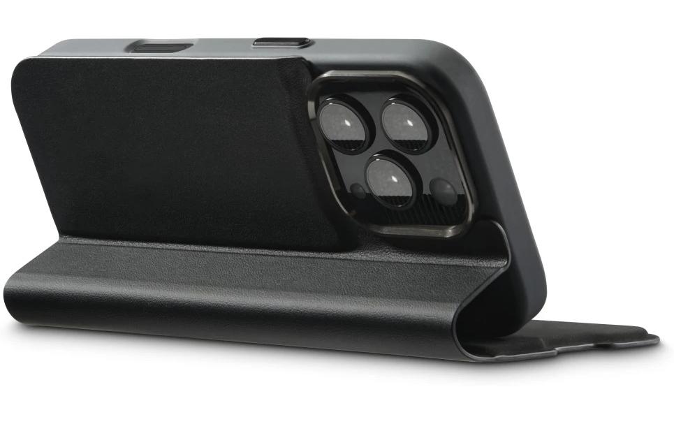 Book Cover Eco Premium Schwarz für iPhone 16 ProHama Eco Premium Handy-Schutzhülle 16 cm (6.3