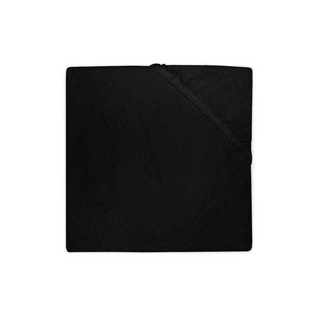 Fijne hoeslakenhoeslaken boxmatras 75x95cm zwart