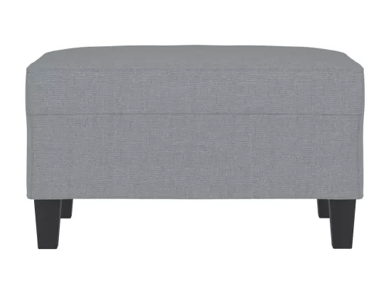 Repose-pied Gris clair 70x55x41 cm Tissu