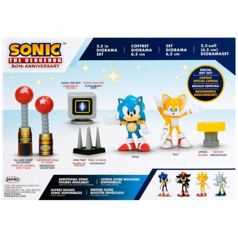 Sonic the Hedgehog 6cm Figur Diorama-Set