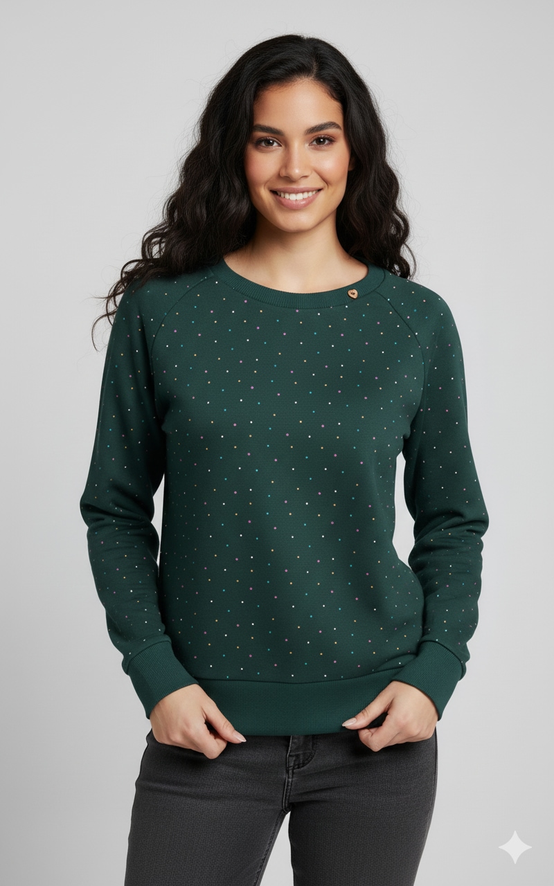 Ragwear Sweatshirt »JOHANKA MULTIDOTS O«