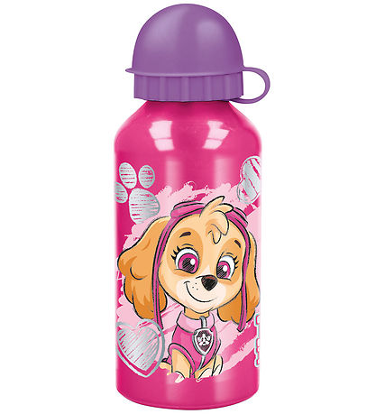 Paw Patrol Trinkflasche - Mädchen - 400 ml - Aluminium - Rosa