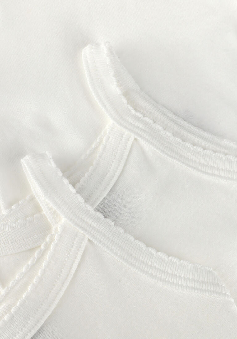 PETIT BATEAU witte petit bateau  2 bodies a bretelles