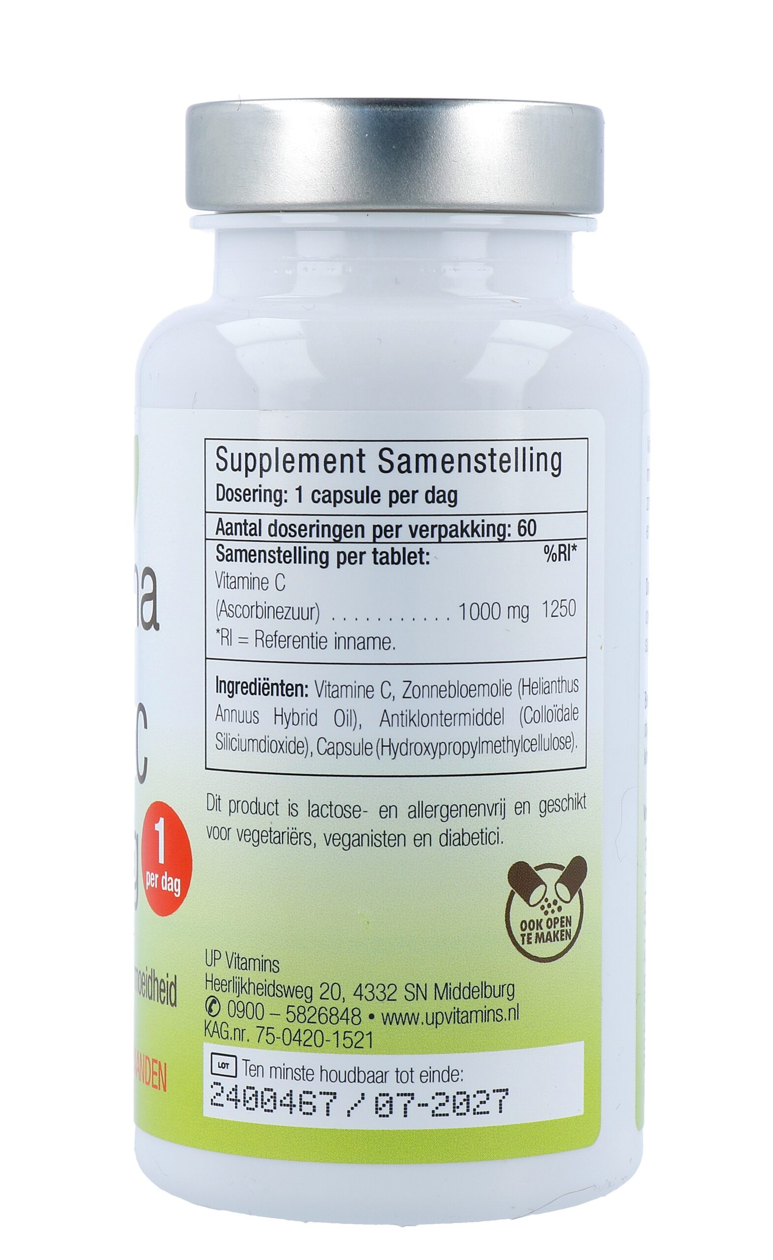 Unipharma Vitamine C 1000Mg Boost (60 vega capsules)