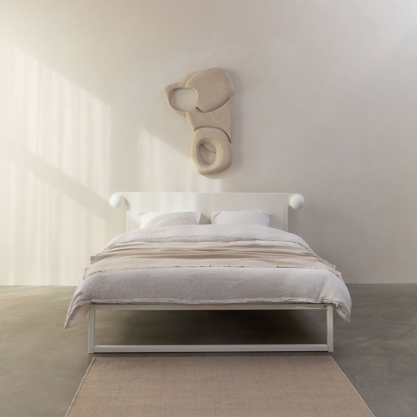 Hoofdbord voor bedframe °01 90 cm | Wit
