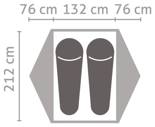 Tente Auto-portante 3 Saisons Salewa Latitude II Tent Vert
