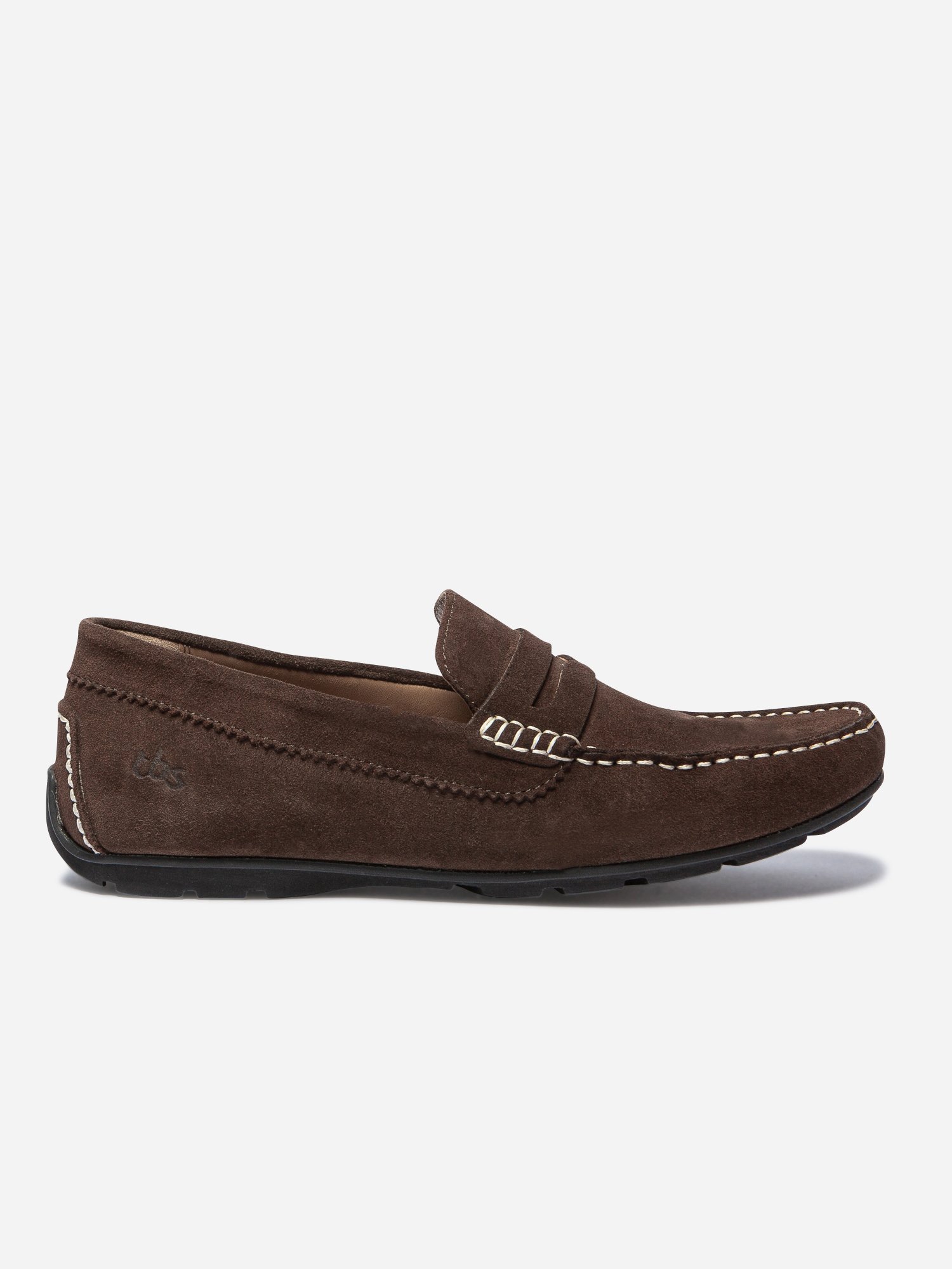 Mocassins Homme En Cuir Velours Marron
