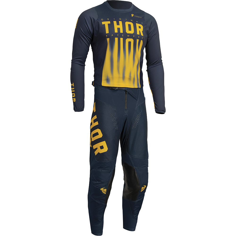 Thor Motocross - Maillot Pulse Vapor Navy / Jaune