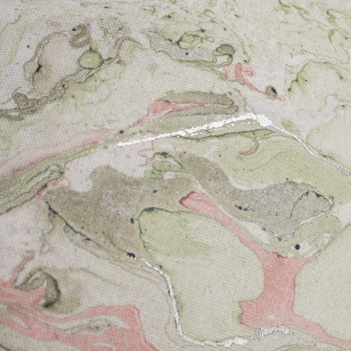 Kussen Marble Marble pink/green