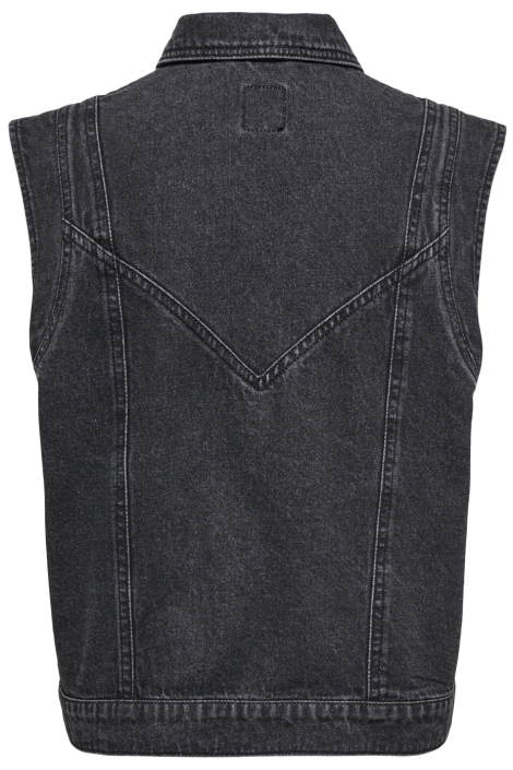 Only zwarte dames gilet