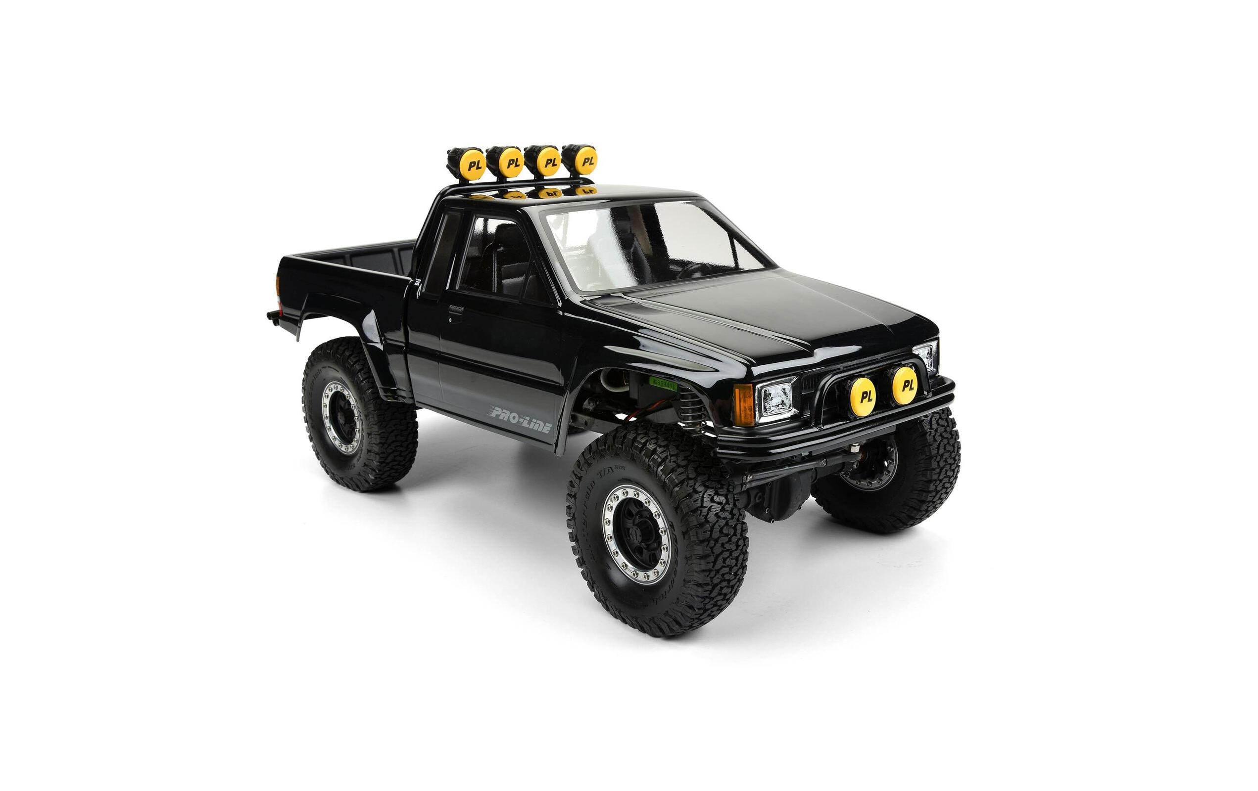 Karosserie Toyota HiLux SR5 unlackiert, 1:10Karosserie für Crawler mit 313 mm Radstand