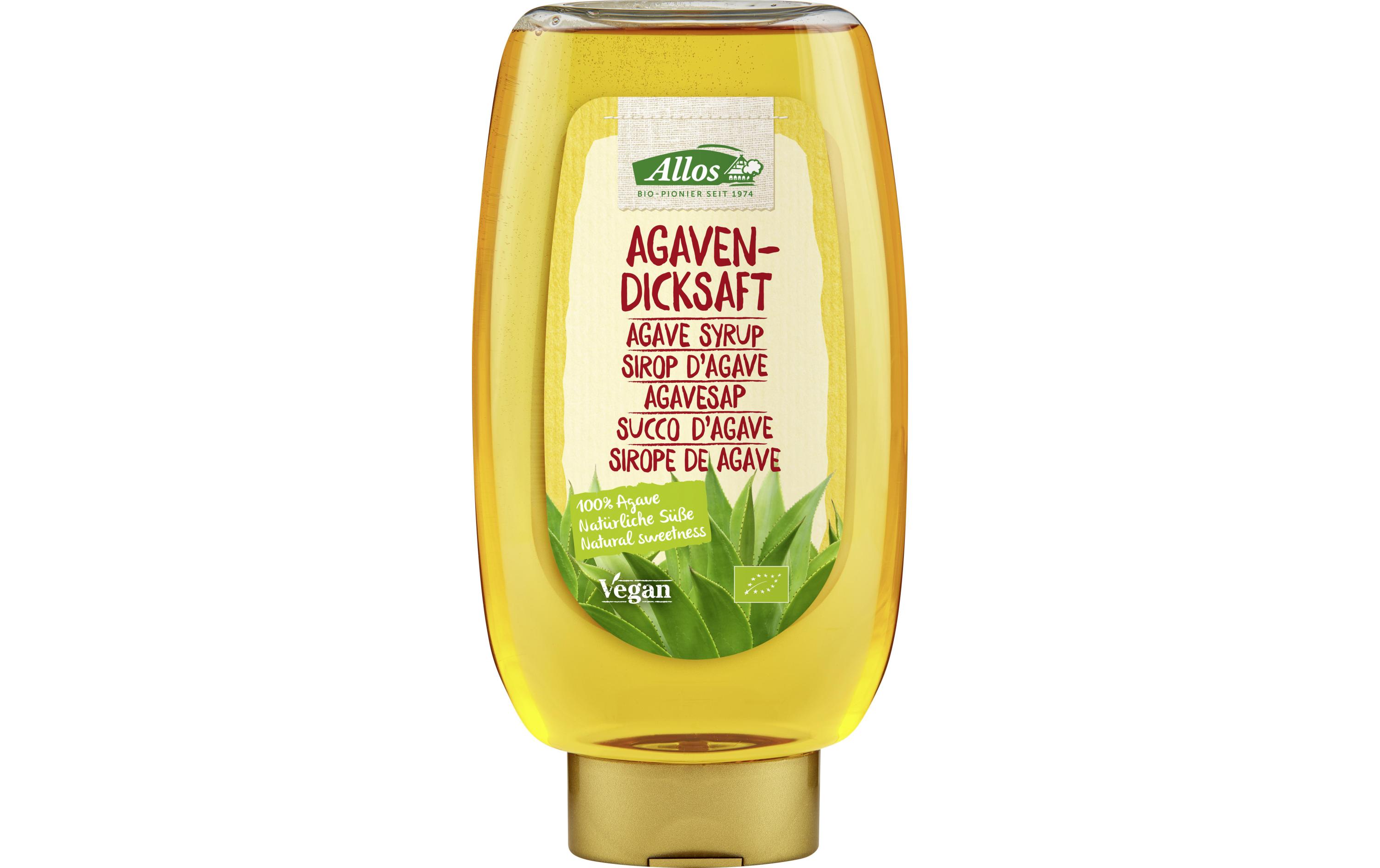Bio Agavendicksaft Flasche 500 mlBio Agavendicksaft zum Süssen