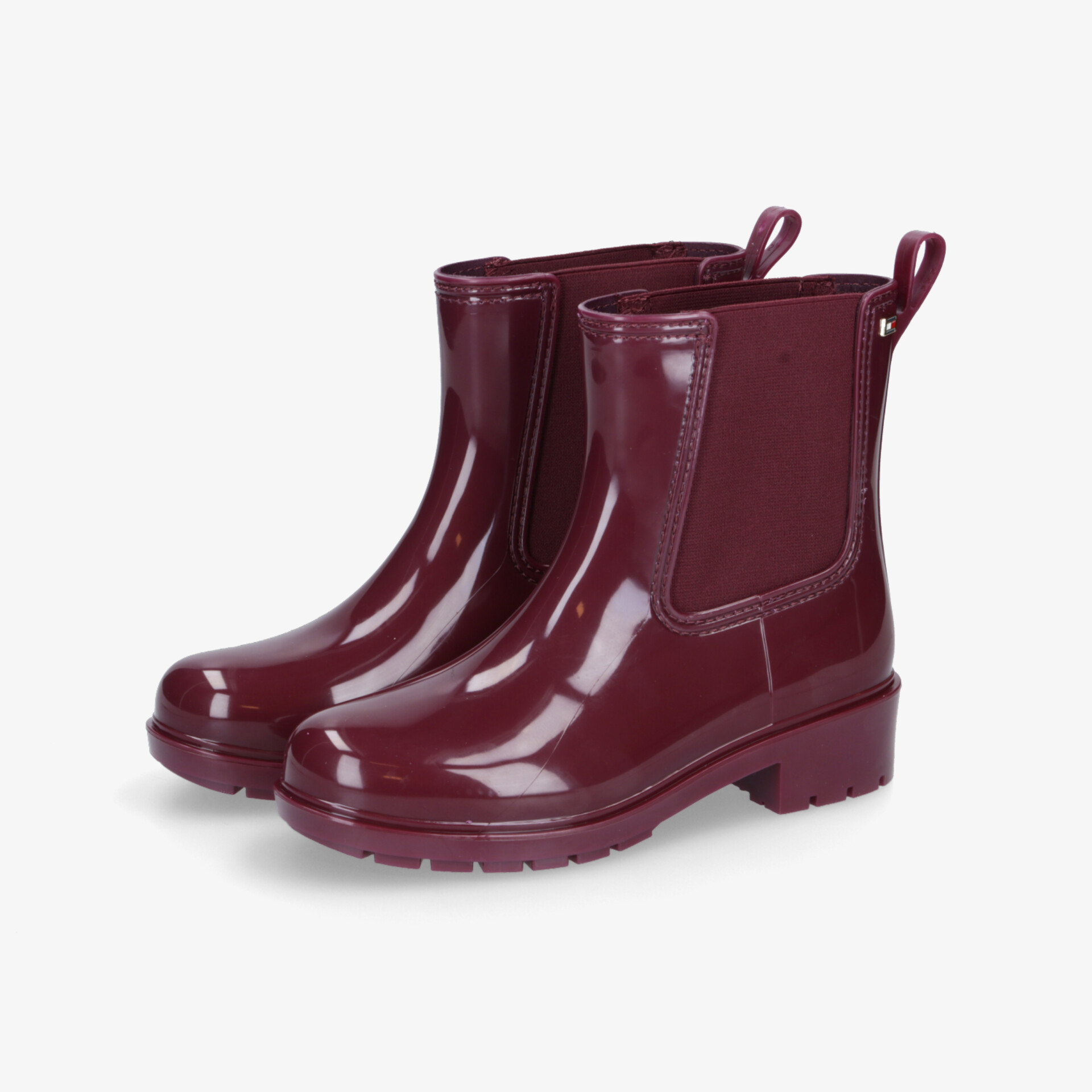 TOMMY HILFIGER Damen Gummistiefel rot