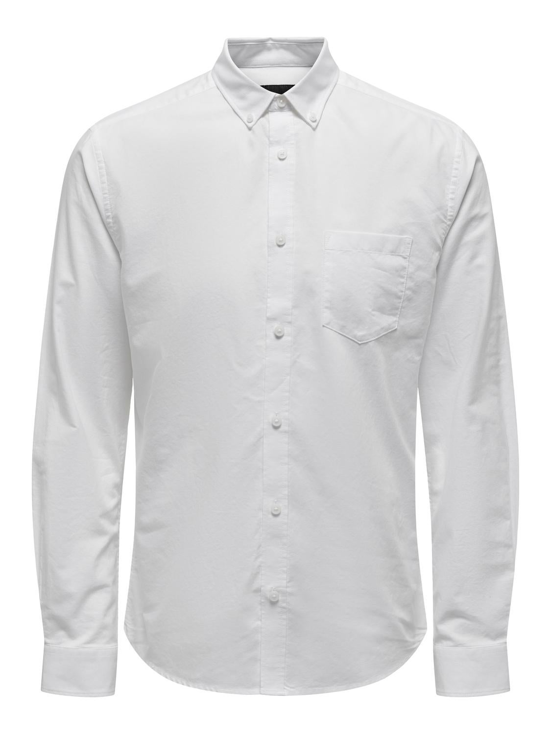 ONSALVARO Oxford Hemd White
