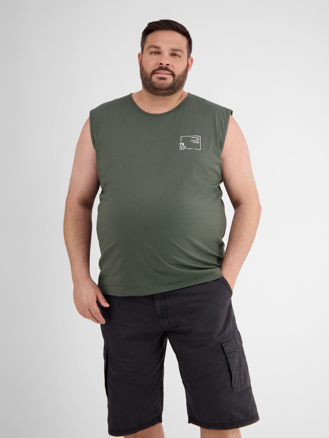 Tanktop mit Brustprint
