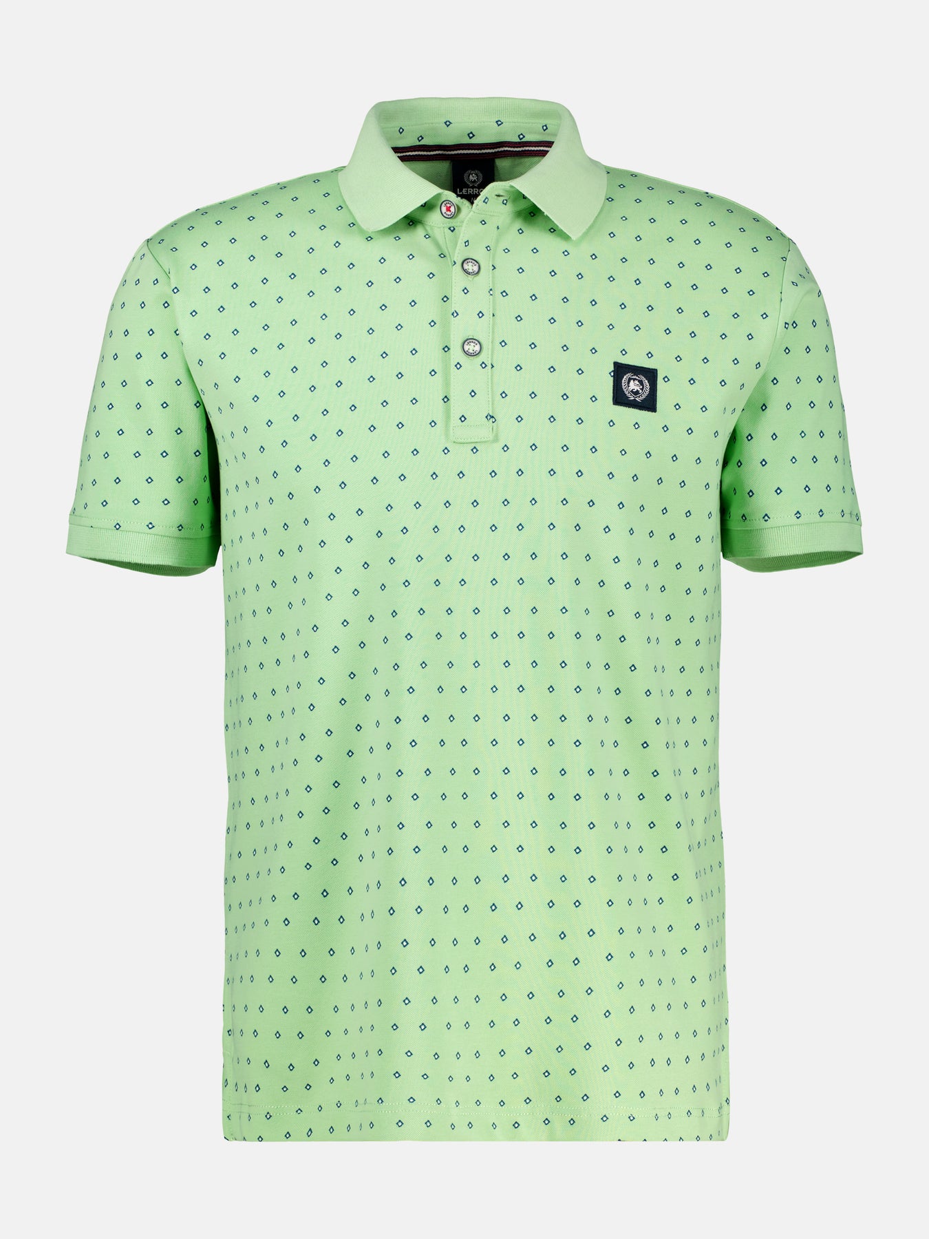 Herren Poloshirt mit Minimalprint