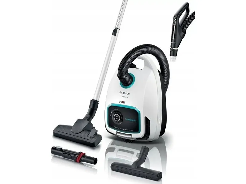 Bosch Serie | 6 ProHygienic BGL6HYG1 - Støvsuger - beholder - pose - hvid/sort