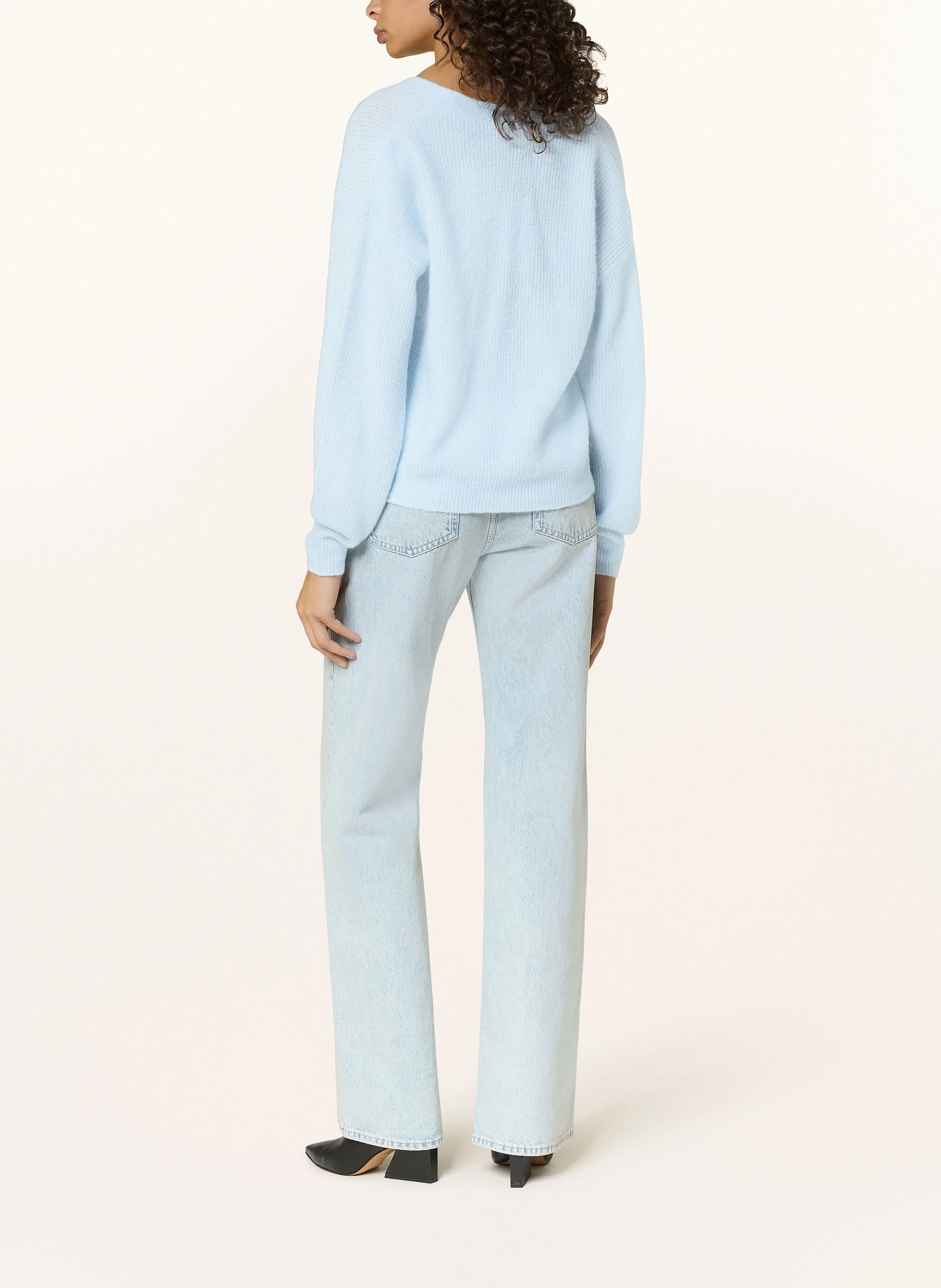 MOS MOSH Oversized-Strickjacke THORA mit Alpaka