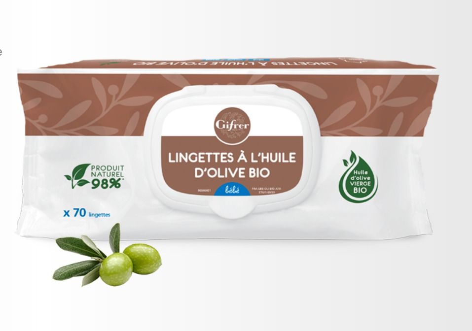 LINGETTES À L’HUILE D’OLIVE BIO