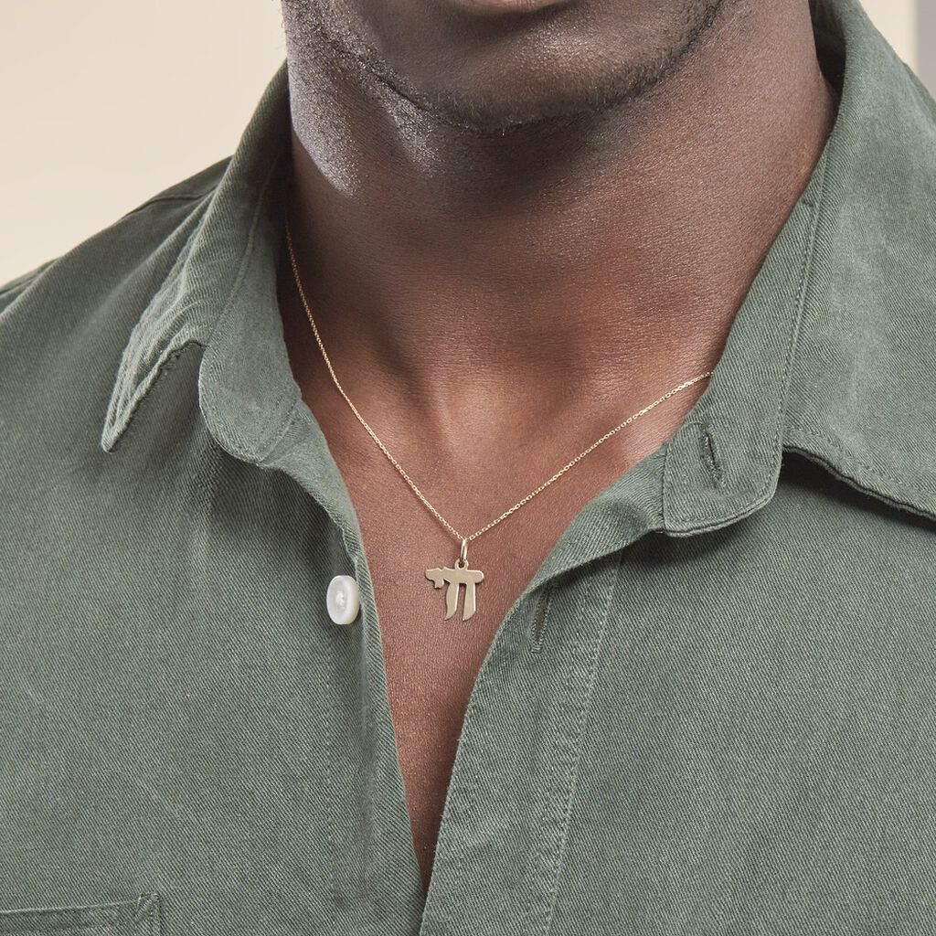 Pendentif Hai Or Jaune