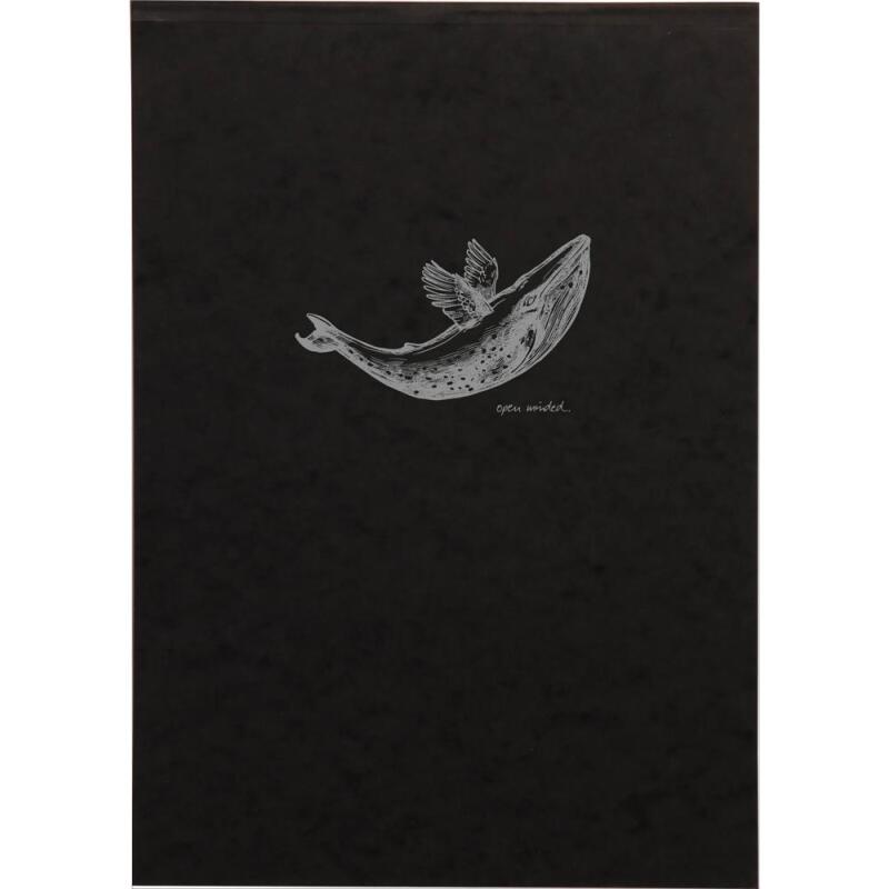 Flying Spirit bloc collé 50F A4 90g - Noir