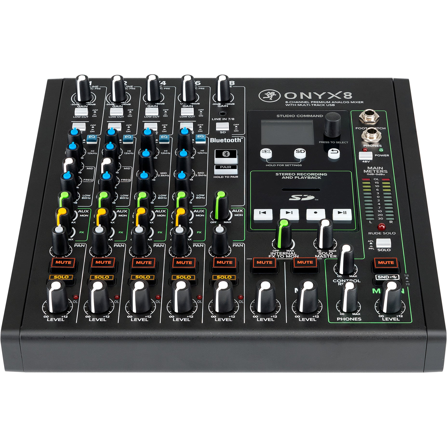 Mackie Onyx8 8-kanaals analoog mengpaneel