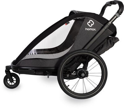 Hamax Cocoon Sykkelvogn, Grey/Black