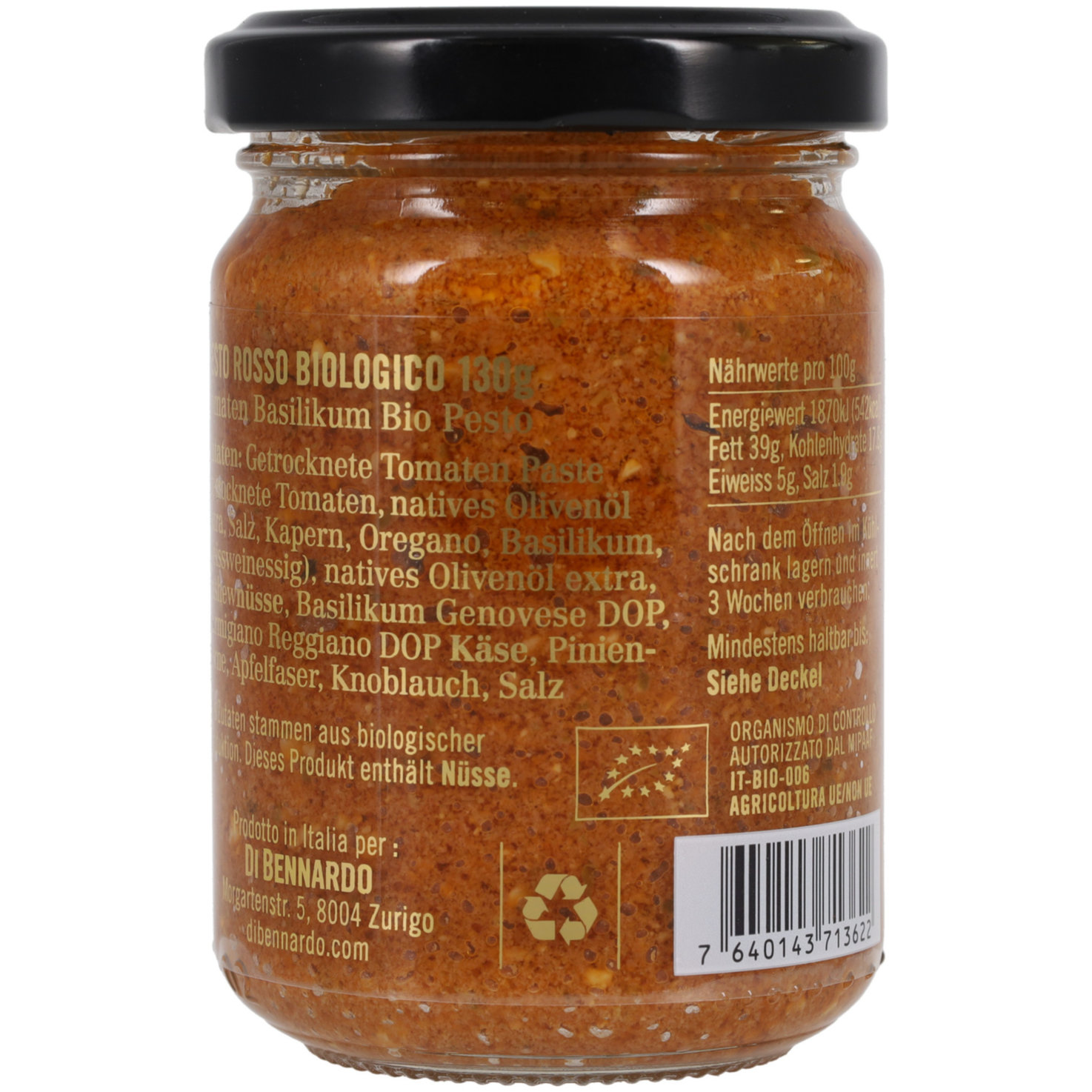 Di Bennardo Bio Pesto Rosso