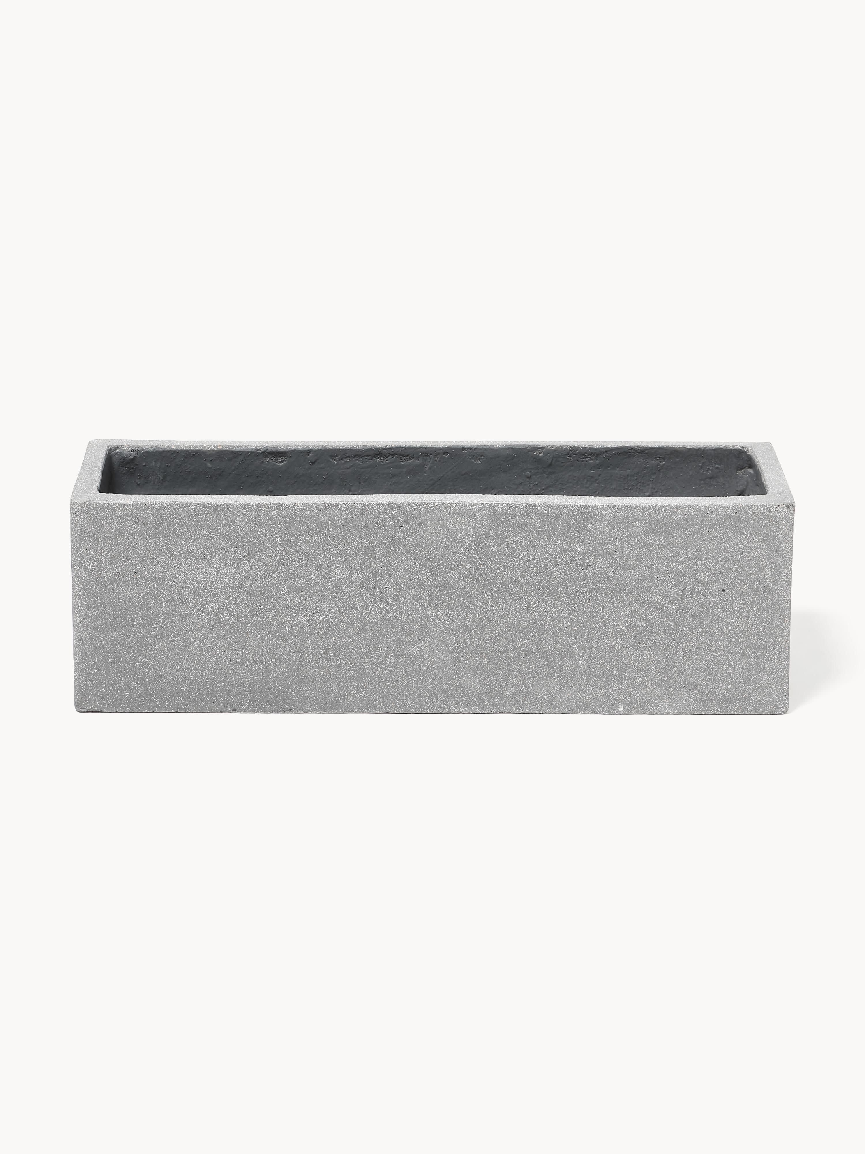 Outdoor plantenpot Tuscany van beton, H 19 cm