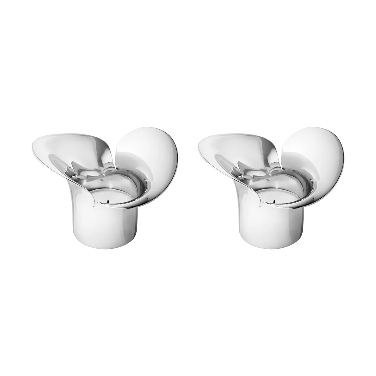 Georg Jensen  Bloom Botanica Fyrfadsstager - 2 stk.