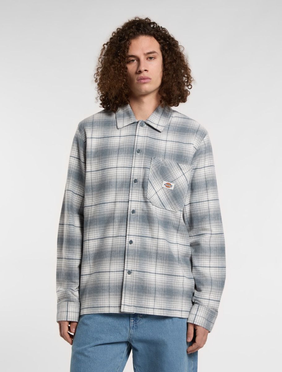 Dickies Forest Check Shirt Stormy Weather