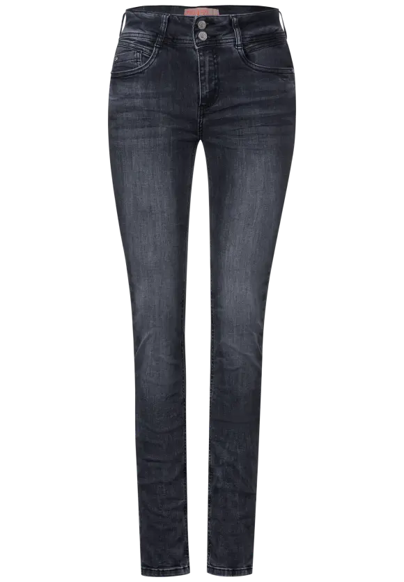 Graue Slim Fit Jeans - authentic grey wash