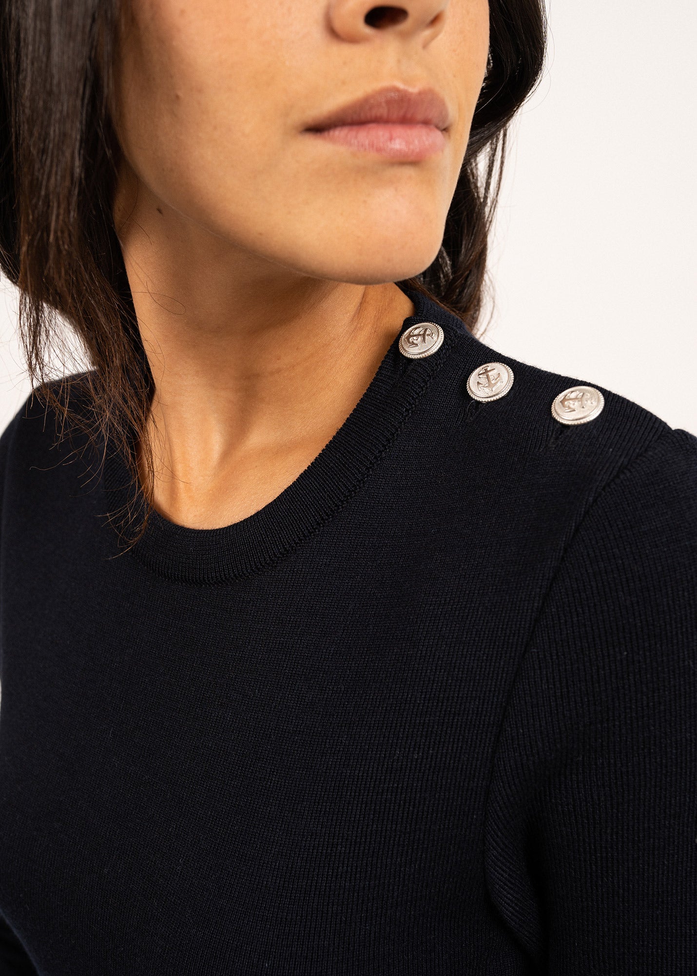 Pull marin uni Marée