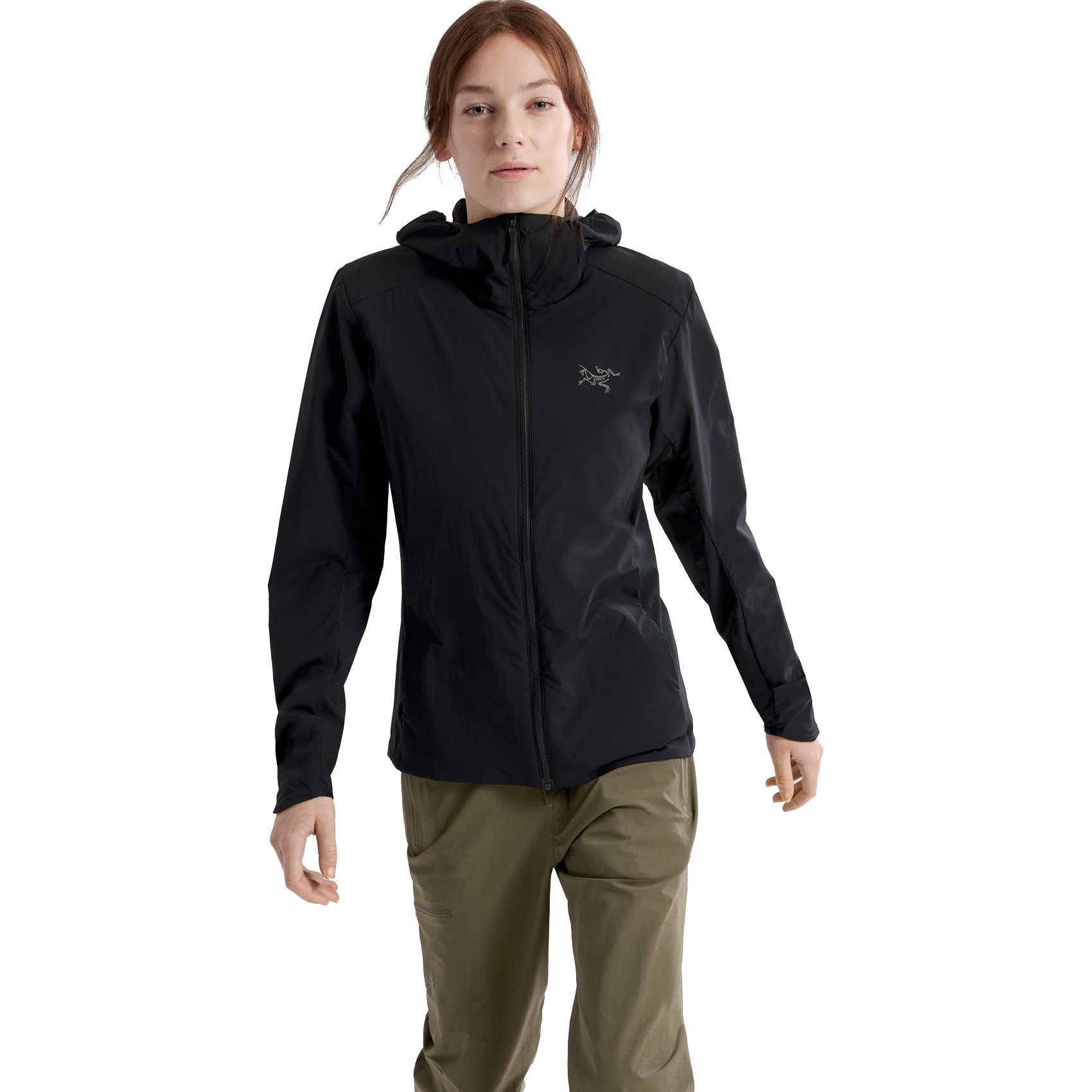 Arc'teryx Atom SL Hoody Isolationsjacke Damen schwarz