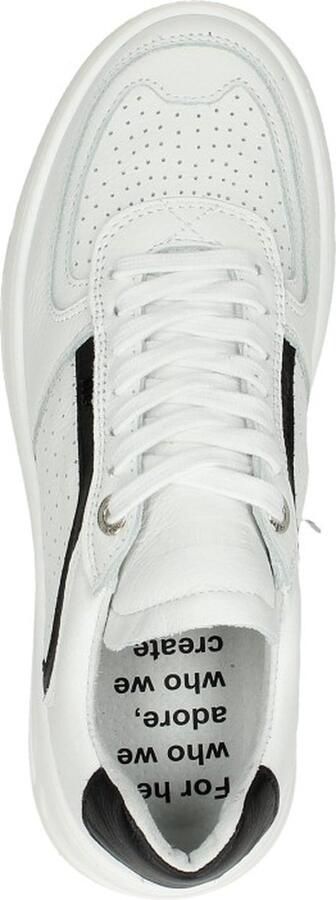 Bronx Witte Lage Sneakers Old Cosmo 66425