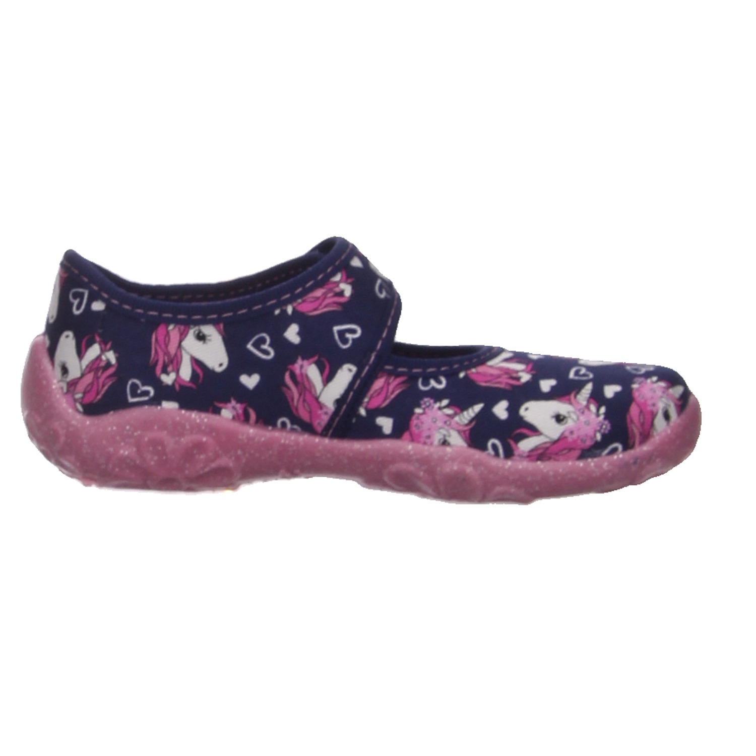 Superfit Hausschuhe blau/rosa blau