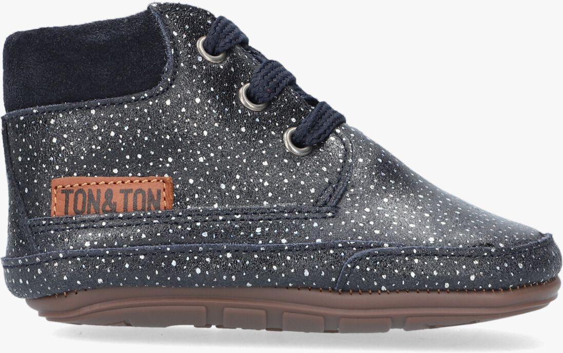 TON & TON zwarte ton & ton babyschoenen lief