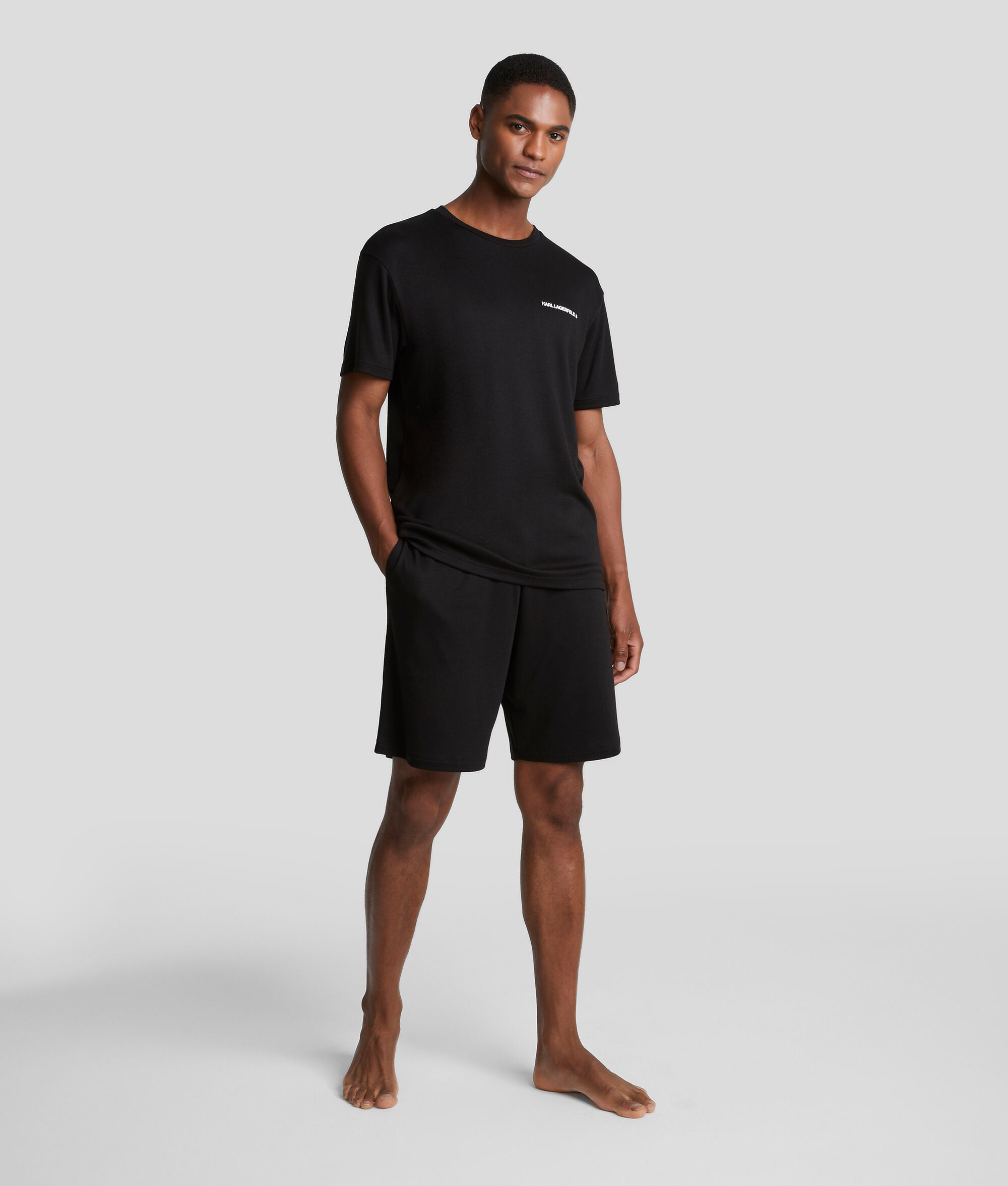 ENSEMBLE SHORT ET T-SHIRT DE PYJAMA AVEC LOGO KARL