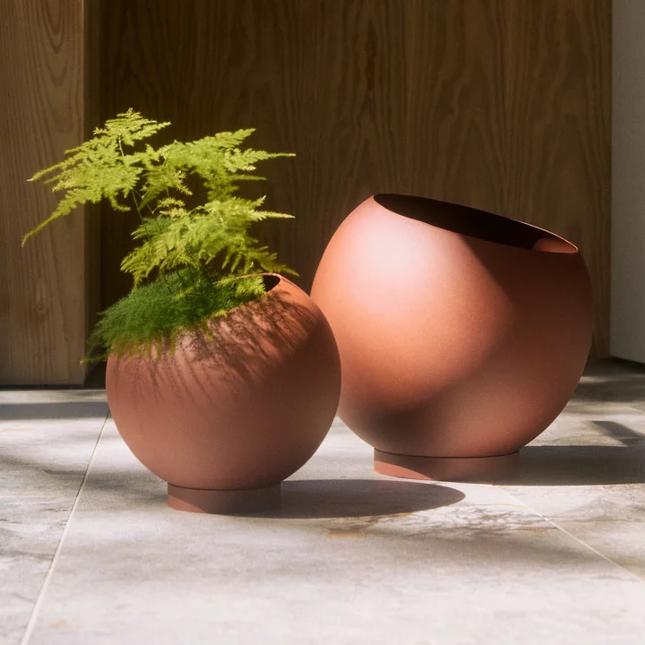 AYTM - Globe Blumentopf, Ø 60 x H 50 cm, forest / forest