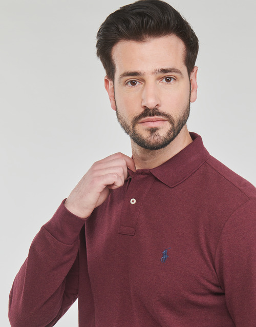 Polo Ralph Lauren - POLO COUPE DROITE EN COTON BASIC MESH Burdeo