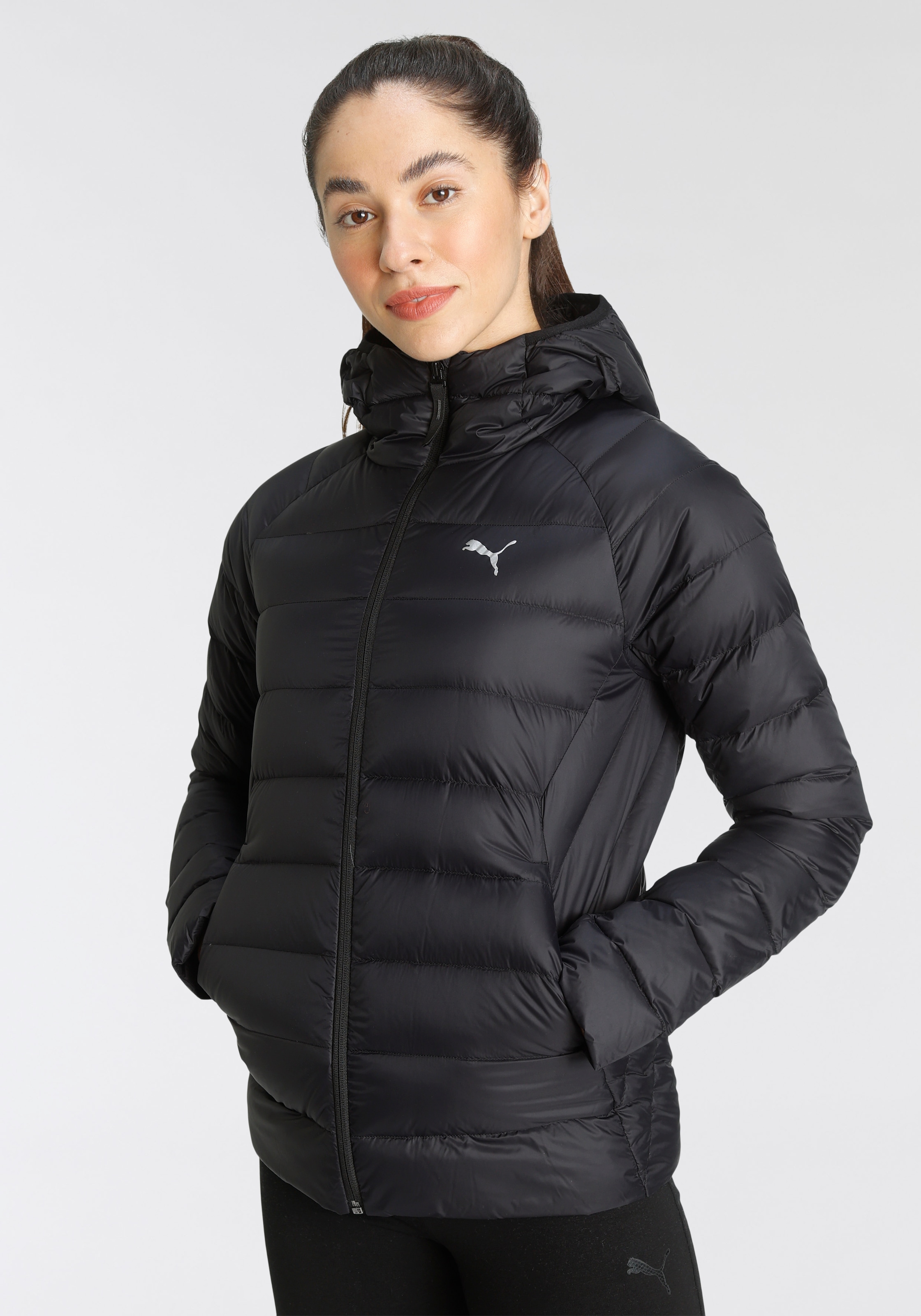 PUMA Daunenjacke »PACKLITE HOODED DOWN JACKET« mit Kapuze Winterjacke Damen