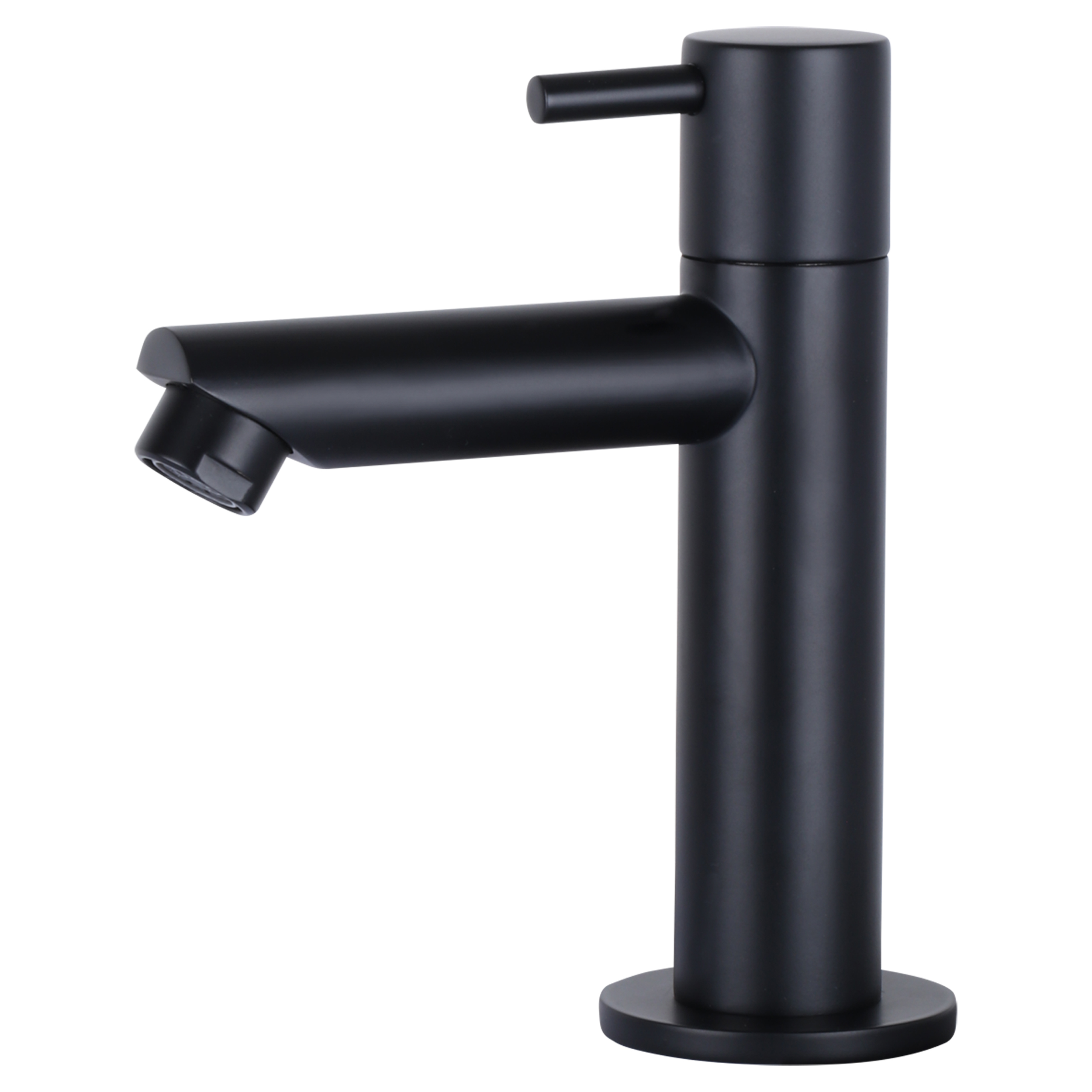 Differnz Cleo fonteinset keramiek met rechte kraan mat zwart