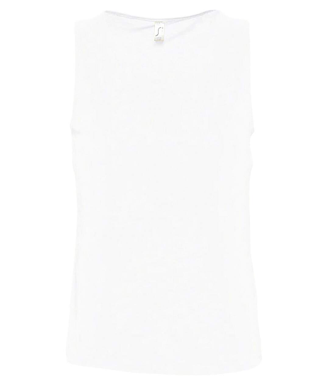 t-shirt débardeur pour homme - 11465 - blanc