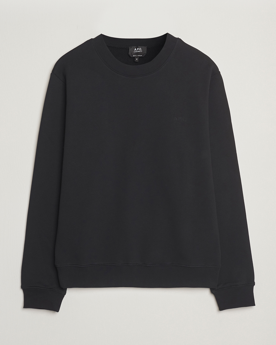 A.P.C. Embroidered APC Sweatshirt Black