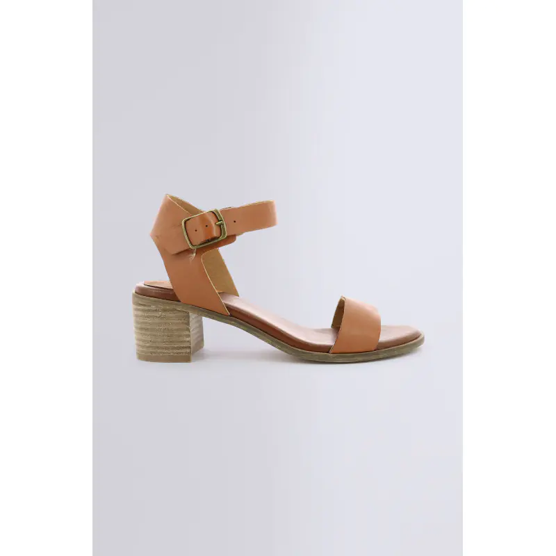 VOLOU CAMEL SANDALES Cuir Femme